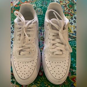 Nike Woman’s Court Vision Alta Leather Platform sneaker